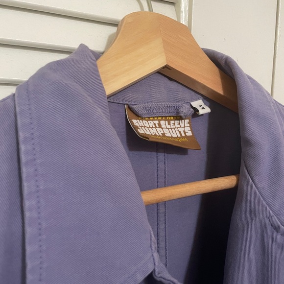 Big Bud Press Short Sleeve Jumpsuit in Faded Grape - Picture 3 of 5